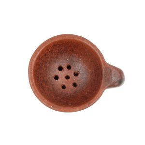 Bruciatore rigato "alto" con manico in terracotta per resine in grani - immagine 4