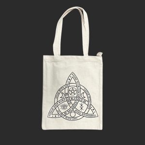 Borsa Bianca in 100% cotone con cerniera e tasca interna - immagine 18