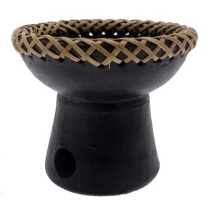 Bruciatore con rattan in terracotta per resine in grani - immagine 2