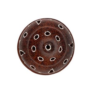 Bruciatore Stupa puntinato in terracotta per resine in grani - immagine 6