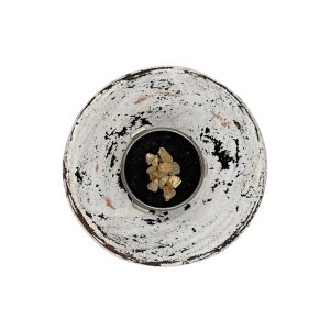 Bruciatore White Wash Stupa puntinato in terracotta per resine in grani - immagine 3