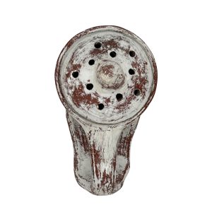 Bruciatore White Wash con manico e coperchio in terracotta per resine in grani - immagine 5