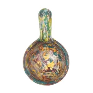 Bruciatore a scodella colorata con manico e 3 supporti per resine in grani - immagine 4