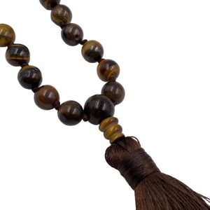 Mala "MANTRAbeads" in Occhio di tigre - immagine 4