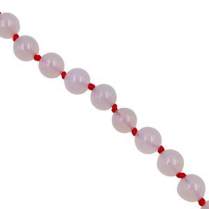Mala "MANTRAbeads" in Onice bianca + 7 Chakra - immagine 5