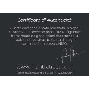 Campana tibetana vecchia battuta a mano al Kg - immagine 7