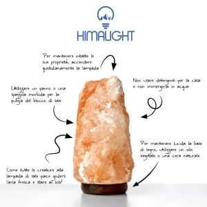 Lampada Angelo in Sale Rosa Himalayano - immagine 3