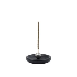 "Sfero" Bruciatore tondo con magnete in legno con sfera in metallo - immagine 3