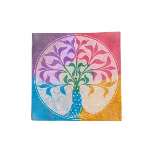 Set di 4 portaincensi quadrati in pietra saponaria (4 Soggetti diversi) - immagine 4