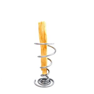10 Bruciatori per Palo Santo e Smudge a spirale con base in acciaio - immagine 3
