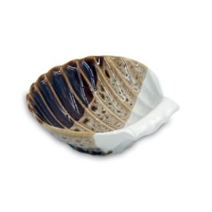 Porta sapone "Conchiglia" in ceramica - Colori misti - immagine 1