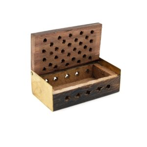 6 Scatoline in legno porta ambra profumata - immagine 2