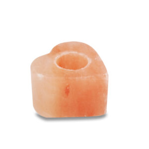 Porta lumino "Cuore" in Sale Himalaya - immagine 1